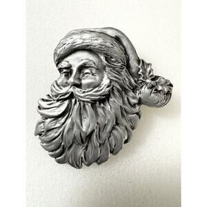 Vintage Santa Clause Brooch/Pin Seagull Pewter, Etsia Zinn, Canada